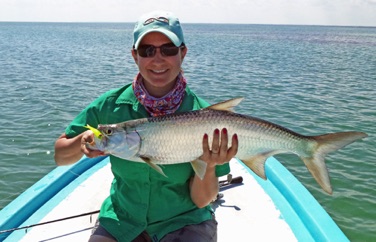 Mykel Hayden and a nice tarpon Mykel Hayden and a nice tarpon